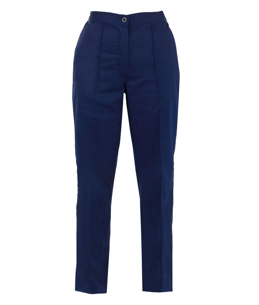 Allegra K Women's Sailor Pants High Waist Button Decor Straight Leg Office Work  Trousers Dusty Blue X-small : Target